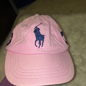 Super cute pink polo hat!!